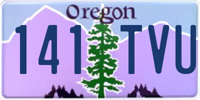 OR license plate 141TVU
