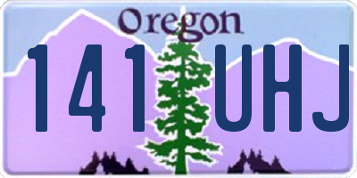 OR license plate 141UHJ