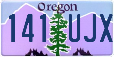 OR license plate 141UJX