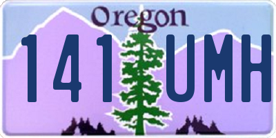 OR license plate 141UMH