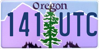 OR license plate 141UTC