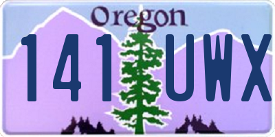 OR license plate 141UWX