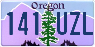 OR license plate 141UZL