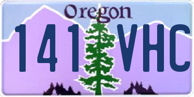 OR license plate 141VHC