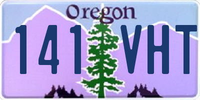 OR license plate 141VHT