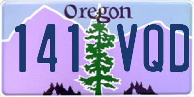 OR license plate 141VQD