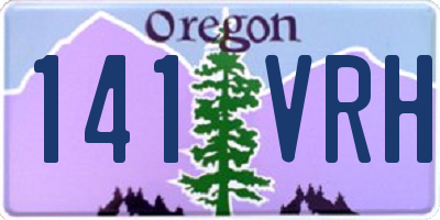 OR license plate 141VRH