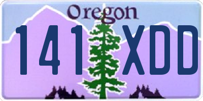 OR license plate 141XDD