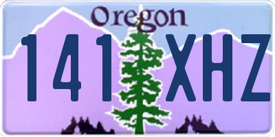 OR license plate 141XHZ
