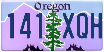 OR license plate 141XQH