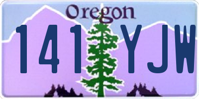 OR license plate 141YJW