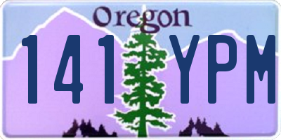 OR license plate 141YPM
