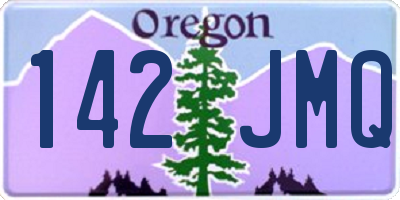 OR license plate 142JMQ