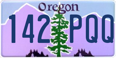 OR license plate 142PQQ