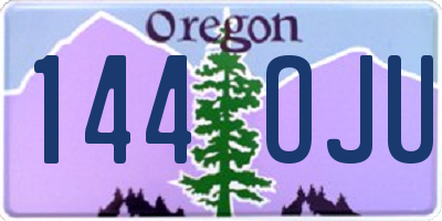 OR license plate 144OJU