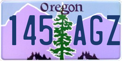 OR license plate 145AGZ