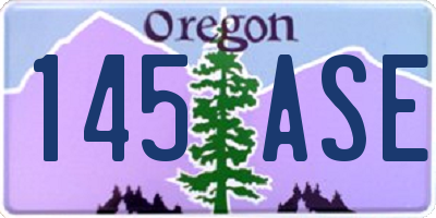 OR license plate 145ASE