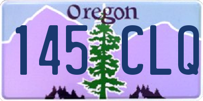 OR license plate 145CLQ