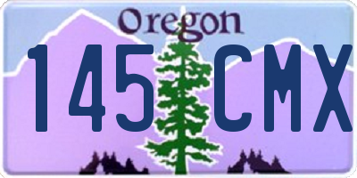 OR license plate 145CMX