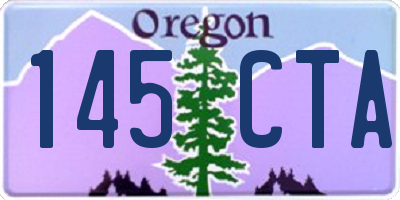 OR license plate 145CTA