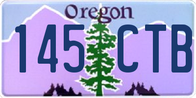 OR license plate 145CTB