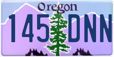 OR license plate 145DNN