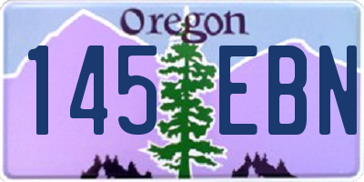 OR license plate 145EBN