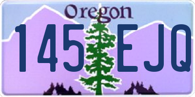 OR license plate 145EJQ