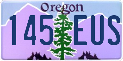 OR license plate 145EUS
