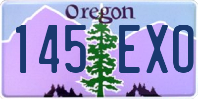 OR license plate 145EXO