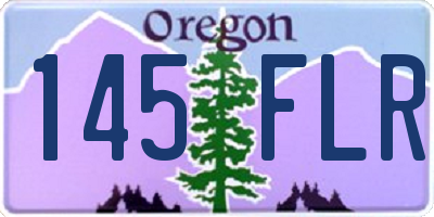 OR license plate 145FLR