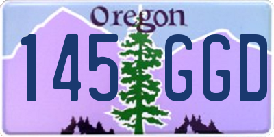 OR license plate 145GGD