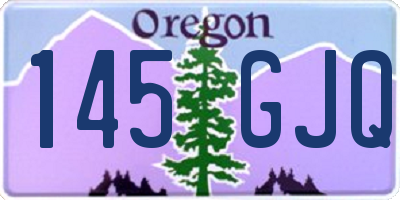 OR license plate 145GJQ