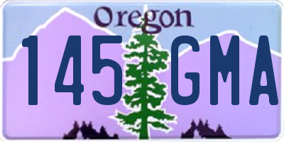 OR license plate 145GMA