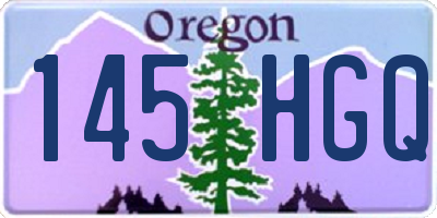 OR license plate 145HGQ