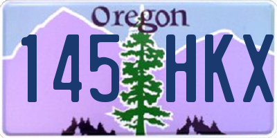 OR license plate 145HKX