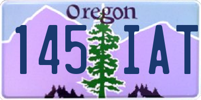 OR license plate 145IAT