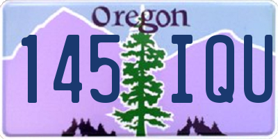 OR license plate 145IQU