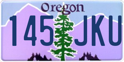 OR license plate 145JKU