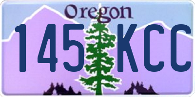 OR license plate 145KCC