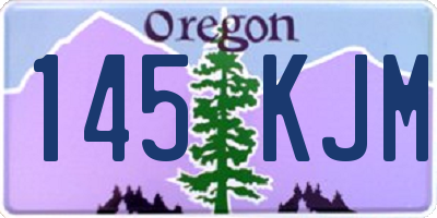 OR license plate 145KJM