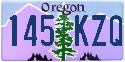 OR license plate 145KZQ