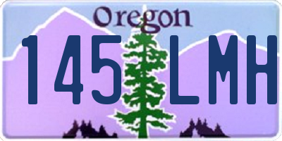 OR license plate 145LMH