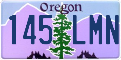 OR license plate 145LMN