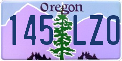 OR license plate 145LZO