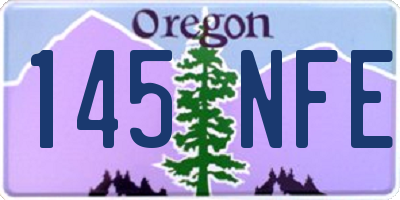 OR license plate 145NFE