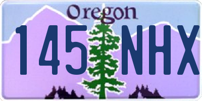 OR license plate 145NHX