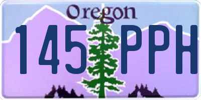 OR license plate 145PPH