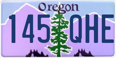 OR license plate 145QHE