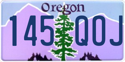 OR license plate 145QOJ